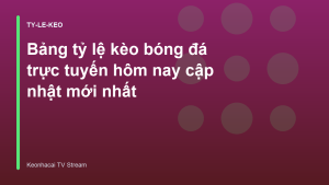 Read more about the article Bảng tỷ lệ kèo bóng đá trực tuyến hôm nay cập nhật mới nhất